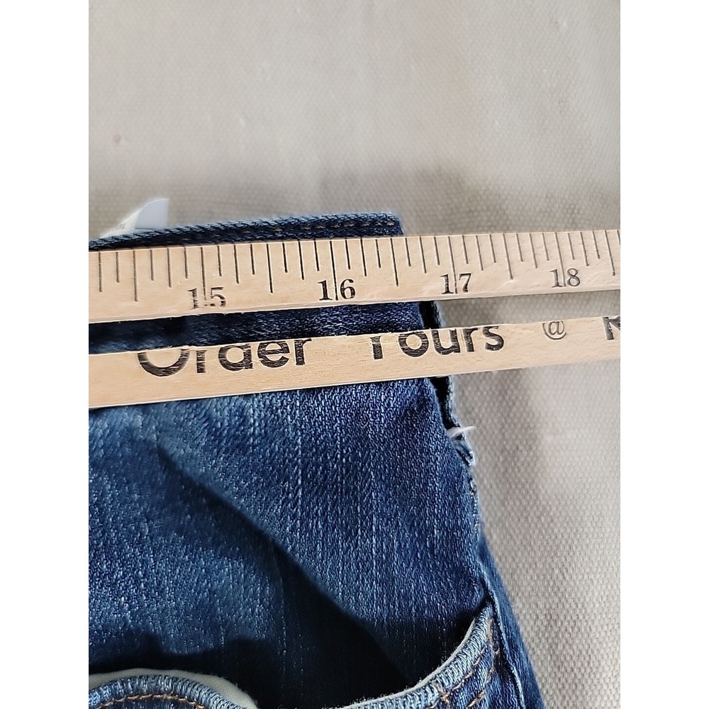 Carhartt Jeans Womens 33x31 Blaine Original Straight FLEX Dark Blue Mid Rise EUC - Picture 6 of 13